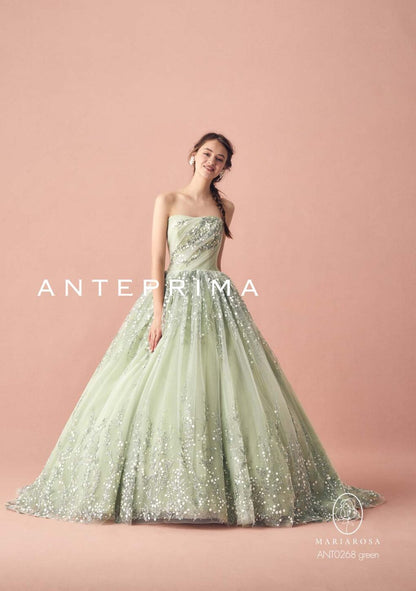 ANT0268_green【結婚式 カラードレス レンタル】