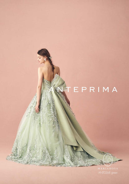 ANT0268_green【結婚式 カラードレス レンタル】