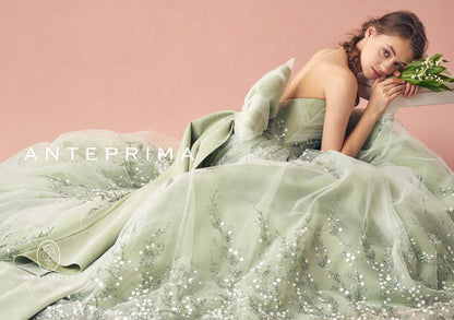 ANT0268_green【結婚式 カラードレス レンタル】