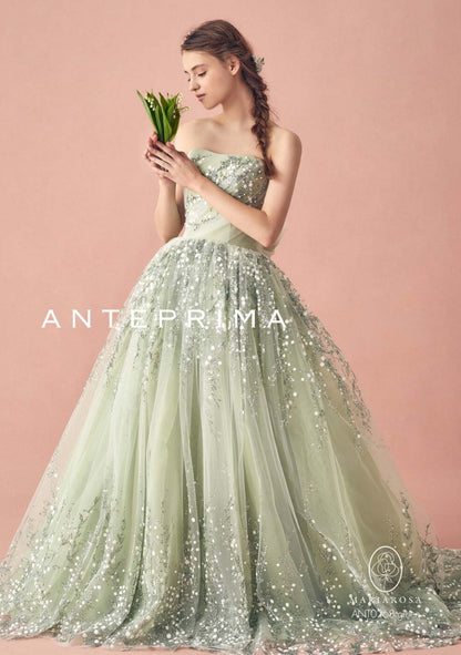 ANT0268_green【結婚式 カラードレス レンタル】