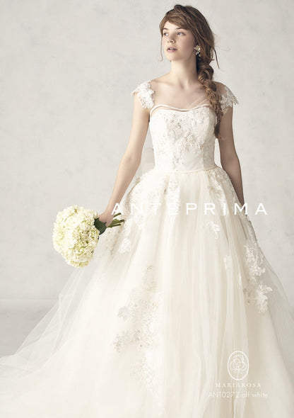 ANT0272 offwhite【ウェディングドレス レンタル】