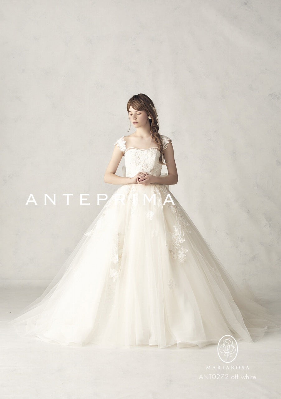 ANT0272 offwhite【ウェディングドレス レンタル】