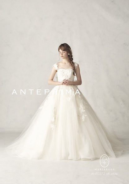 ANT0272 offwhite【ウェディングドレス レンタル】