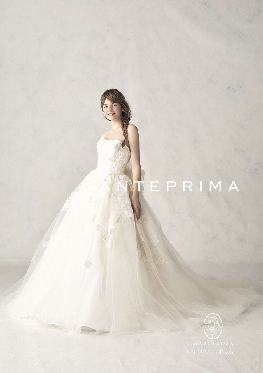 ANT0272 offwhite【ウェディングドレス レンタル】