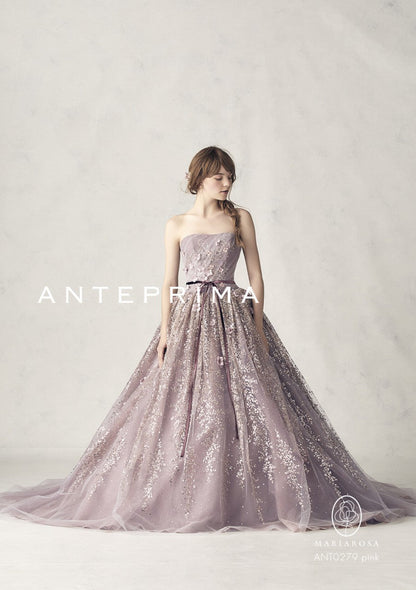 ANT0279 Pink【結婚式 カラードレス レンタル】