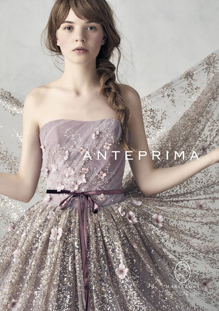 ANT0279 Pink【結婚式 カラードレス レンタル】