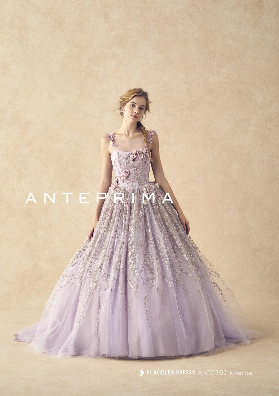 ANT0302_lavender【結婚式 カラードレス レンタル】