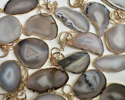 【結婚式 席札】ゴールドリムアゲートキーホルダー席札【結婚式 ペーパー 席札】