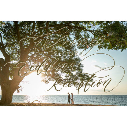 デジタル文字入れ 【結婚式 ウェルカムボード オーダーメイド】