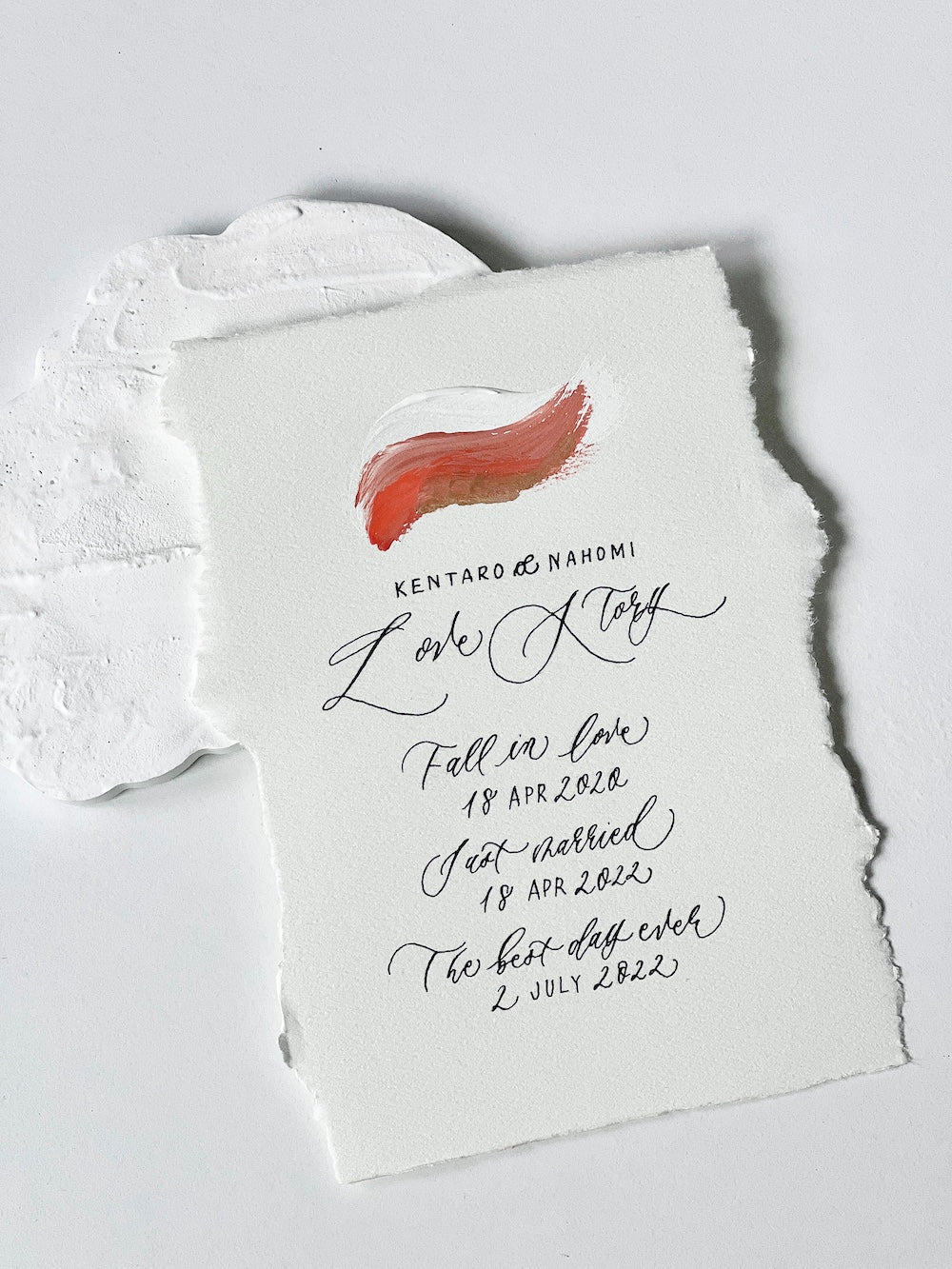 ラブストーリー 【結婚式 その他ウェルカムグッズ オーダーメイド】