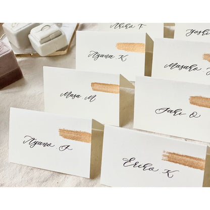 【結婚式 席札】自立タイプ席札【結婚式 ペーパー 席札】