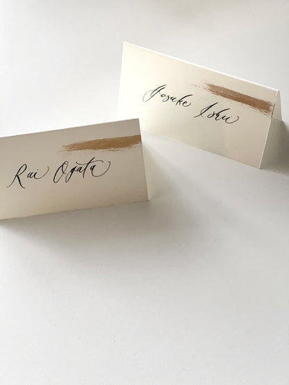 【結婚式 席札】自立タイプ席札【結婚式 ペーパー 席札】