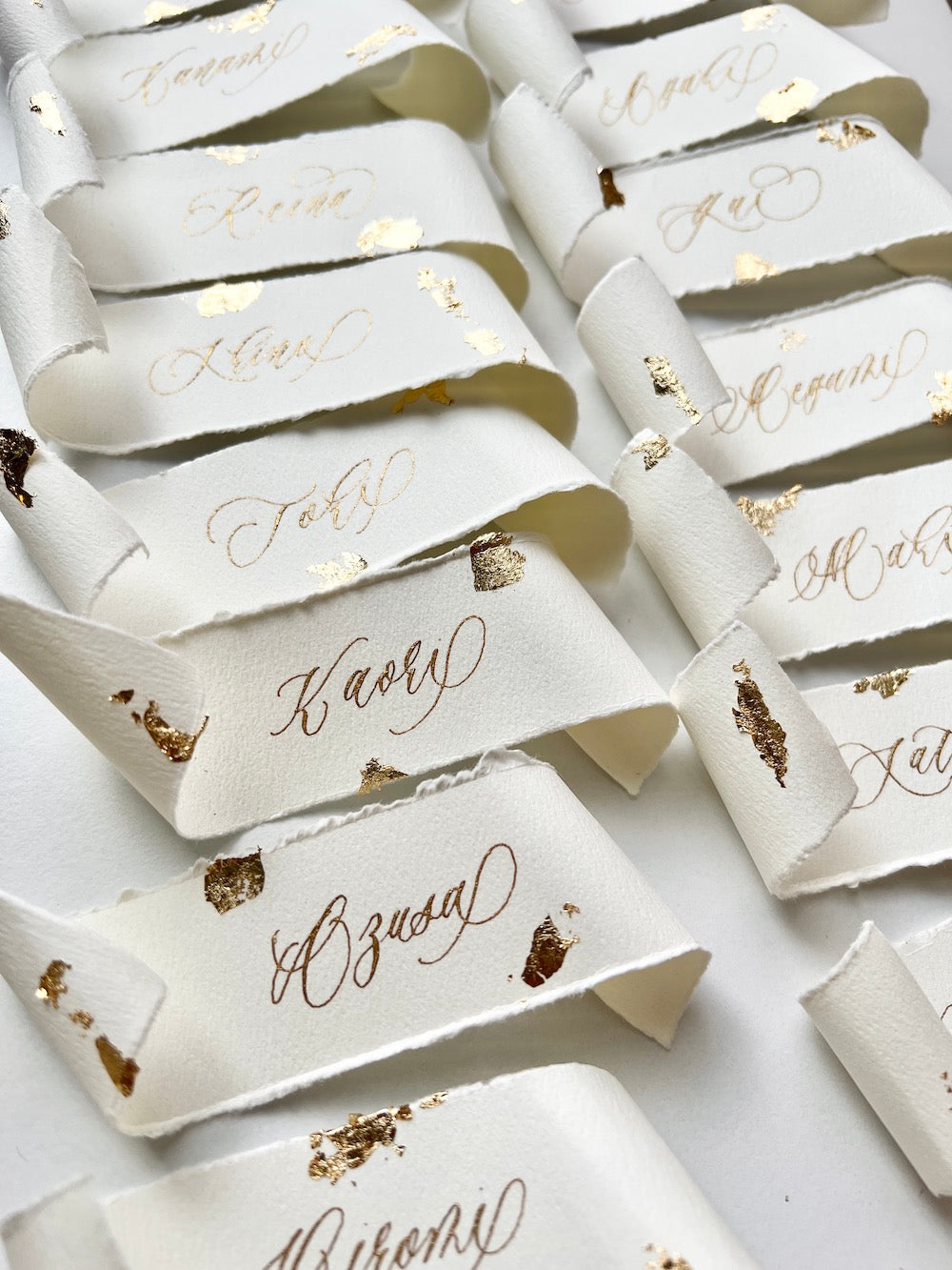 【結婚式 席札】ロール席札【結婚式 ペーパー 席札】