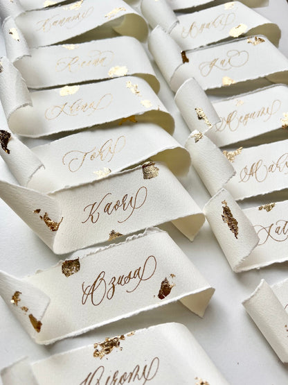 【結婚式 席札】ロール席札【結婚式 ペーパー 席札】