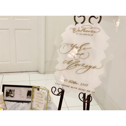 ウェルカムボード(アクリル) 【結婚式 ウェルカムボード オーダーメイド】