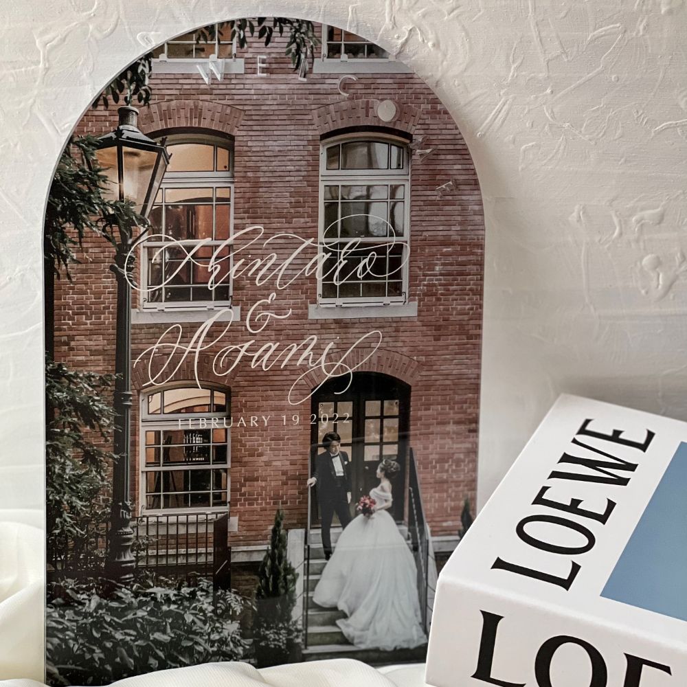 アーチウェルカムボード 【結婚式 ウェルカムボード オーダーメイド】