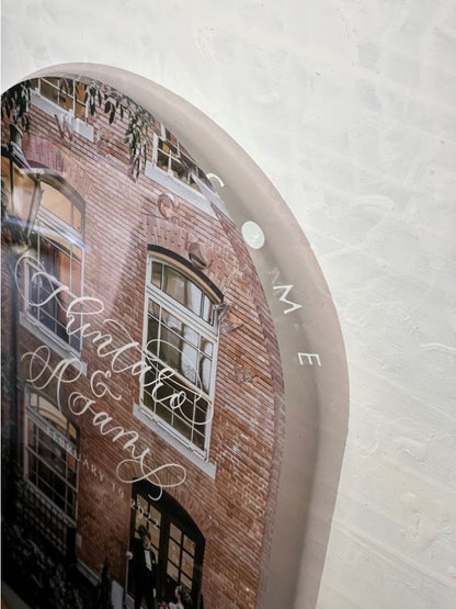 アーチウェルカムボード 【結婚式 ウェルカムボード オーダーメイド】