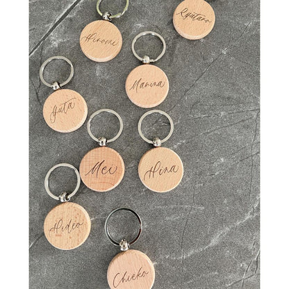 【結婚式 席札】ウッドキーホルダー席札【結婚式 ペーパー 席札】