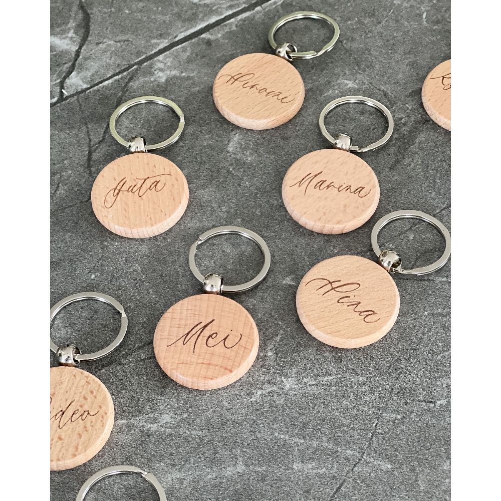 【結婚式 席札】ウッドキーホルダー席札【結婚式 ペーパー 席札】