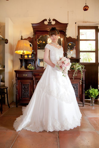 【生花】オーダーメイド/ オーバルブーケ・ティアドロップブーケ[セットプランAudrey] 【結婚式 フラワー 生花 ブーケ ブートニア オーダーメイド】