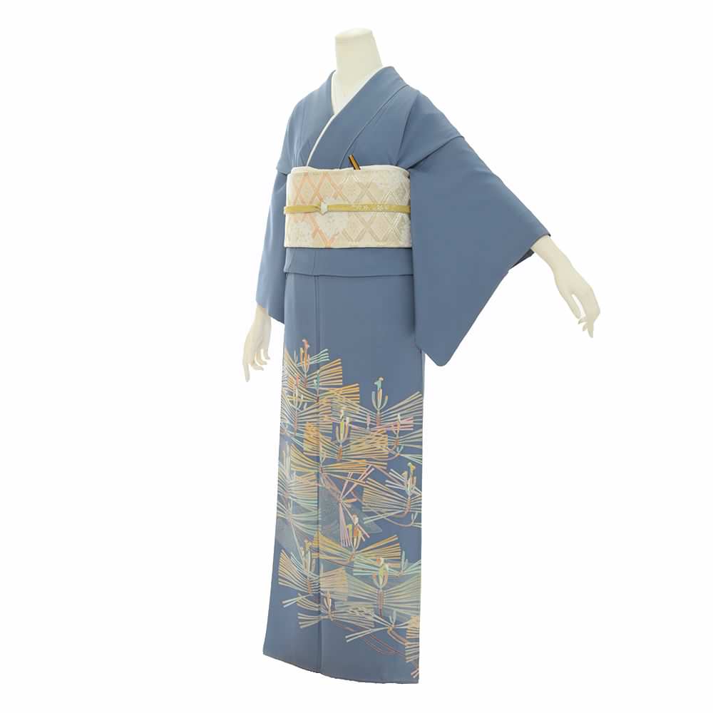 色留袖B-01-c 【結婚式 訪問着 色留袖 レンタル】