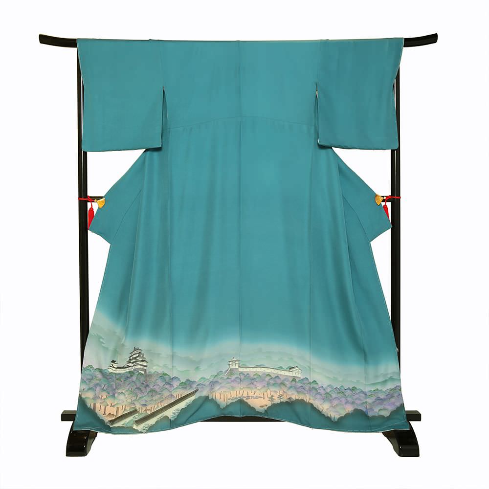 色留袖B-06-c 【結婚式 訪問着 色留袖 レンタル】