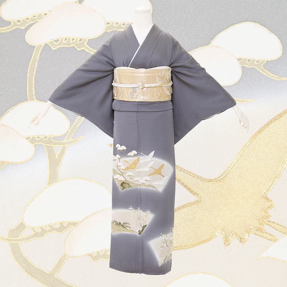 色留袖B-07-c 【結婚式 訪問着 色留袖 レンタル】