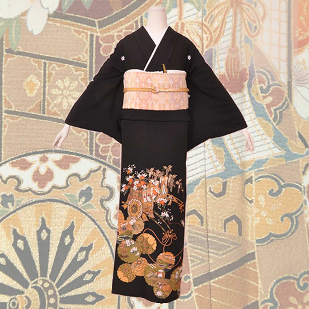 留袖B-23-t 【結婚式 留袖 レンタル】