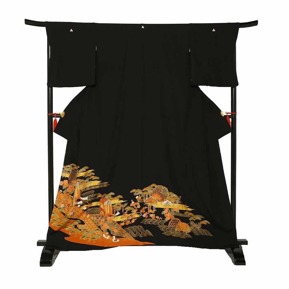 留袖B-80-t 【結婚式 留袖 レンタル】