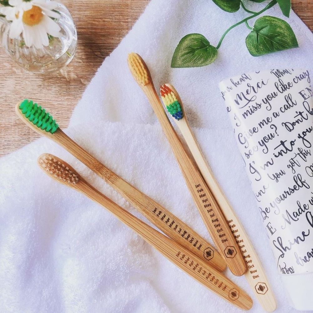 「竹」歯ブラシ 4本セット 【結婚式 引き出物 ギフト】