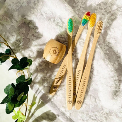 「竹」歯ブラシ 4本セット 【結婚式 引き出物 ギフト】