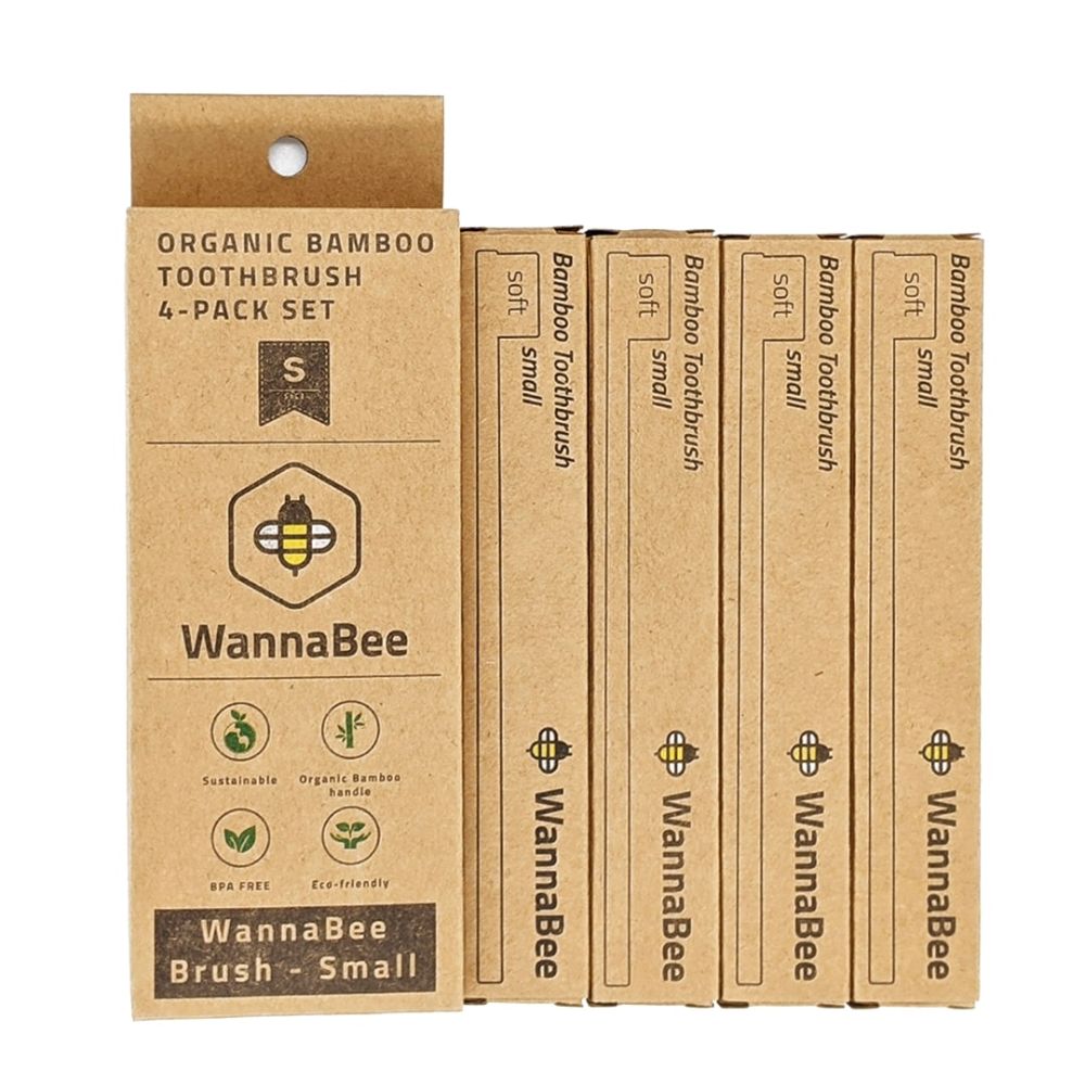 子供・女性向け「竹」歯ブラシ 4本セット 【結婚式 引き出物 ギフト】
