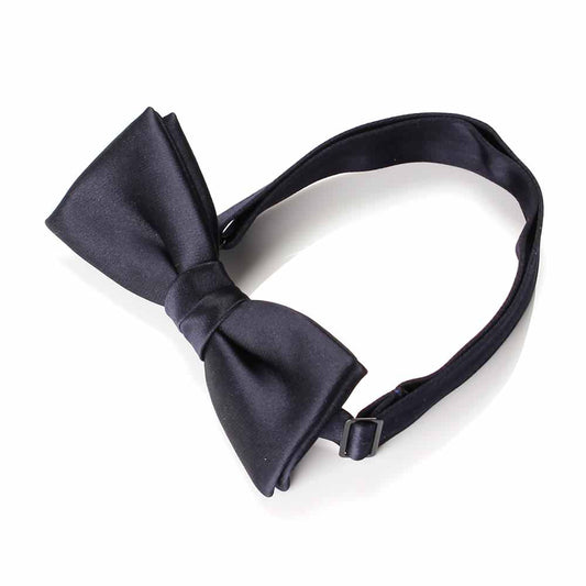 【蝶ネクタイ ネイビー】高級素材 拝絹地 使用 【結婚式 蝶ネクタイ】