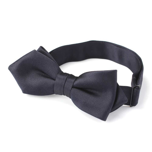 【剣蝶ネクタイ ネイビー】高級素材 拝絹地 使用 【結婚式 蝶ネクタイ】