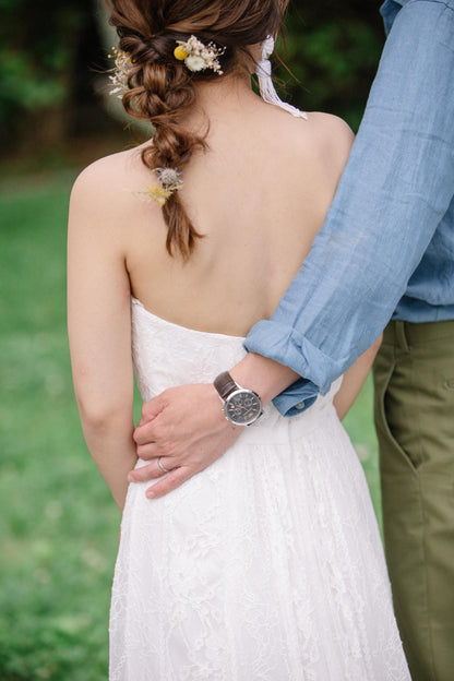 洋装へアメイク1点 お仕度上がりまで【結婚式 ヘアメイク 新郎 新婦】