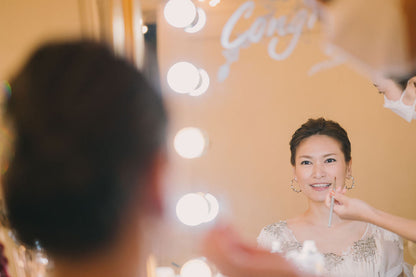 洋装へアメイク1点 お仕度上がりまで【結婚式 ヘアメイク 新郎 新婦】