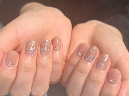 【丁寧なカウンセリング付き☆】表参道ウェディングドレスサロン併設ネイルサロン 定額メニューあり 男性ネイル 華やかイベント ブライダル 【結婚式 ブライダルネイル】