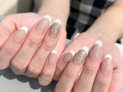 【丁寧なカウンセリング付き☆】表参道ウェディングドレスサロン併設ネイルサロン 定額メニューあり 男性ネイル 華やかイベント ブライダル 【結婚式 ブライダルネイル】