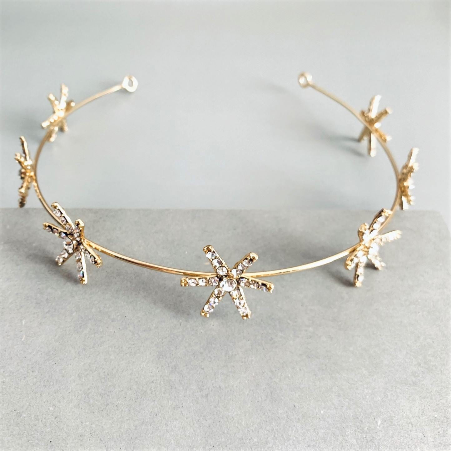 【ヘッドドレス】アナリアヘアバンド/ウェディングアクセサリー 【結婚式 ヘアアクセサリー】