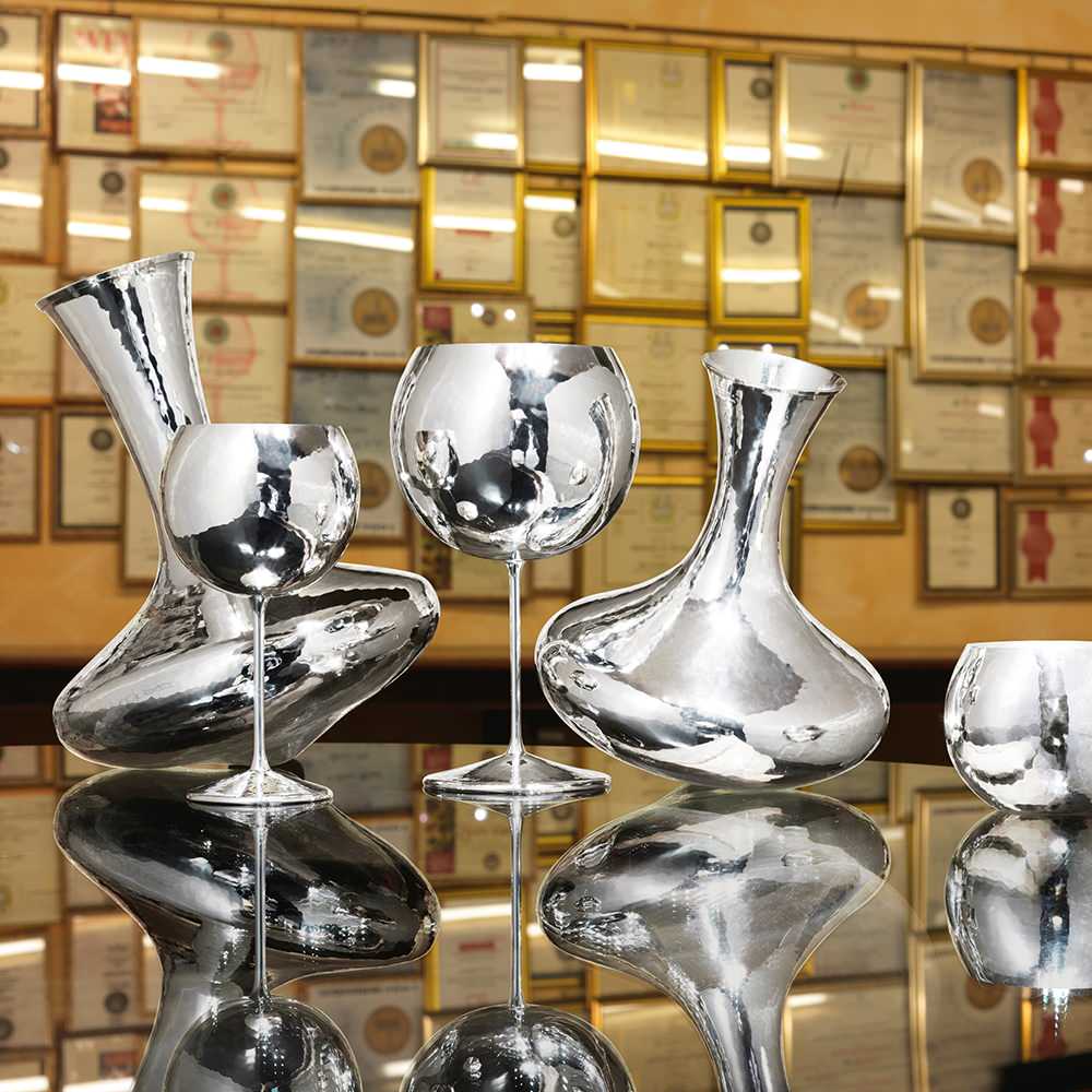 Silver Decanter trottola-grande デカンター トロットラ グランデ 【結婚式 ギフト 内祝い 結婚祝い 出産祝い オーダーメイド】