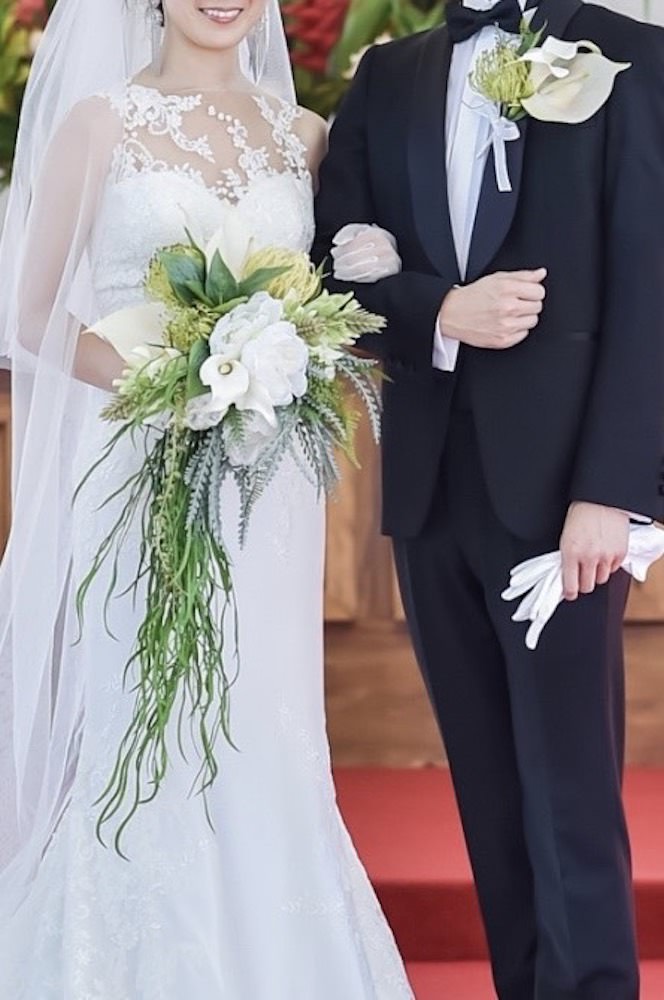 【造花・プリザーブド】オーダーブーケ(メールでのお打合せ)　【結婚式　フラワー　ブーケ　ブートニア】