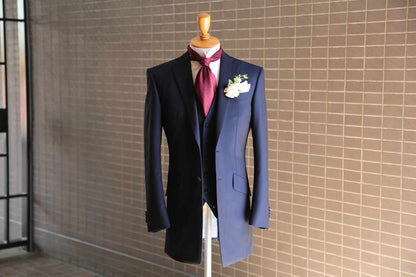 スーツへリメイク可能! フロックコート 【結婚式 タキシード オーダーメイド】