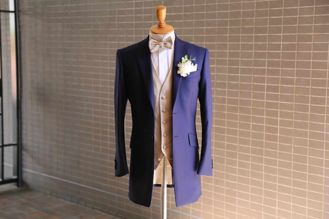 スーツへリメイク可能! フロックコート 【結婚式 タキシード オーダーメイド】