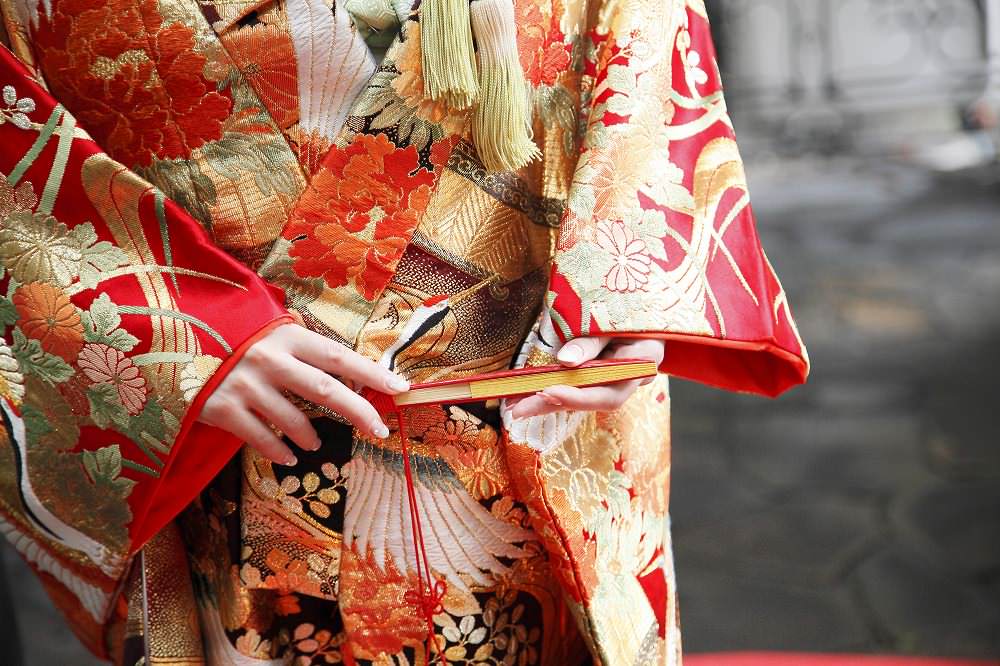 飛翔の慶:着付け1点(お引上げ込) 【結婚式 和装 色打掛 レンタル】