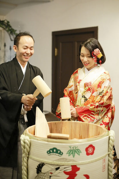 飛翔の慶:着付け1点(お引上げ込) 【結婚式　和装　色打掛　レンタル】