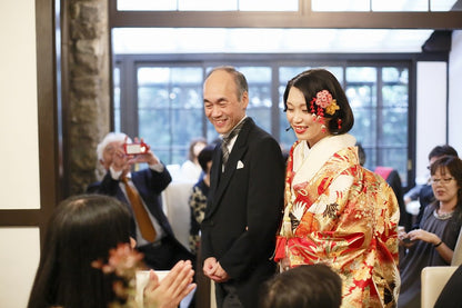 飛翔の慶:着付け1点(お引上げ込) 【結婚式 和装 色打掛 レンタル】