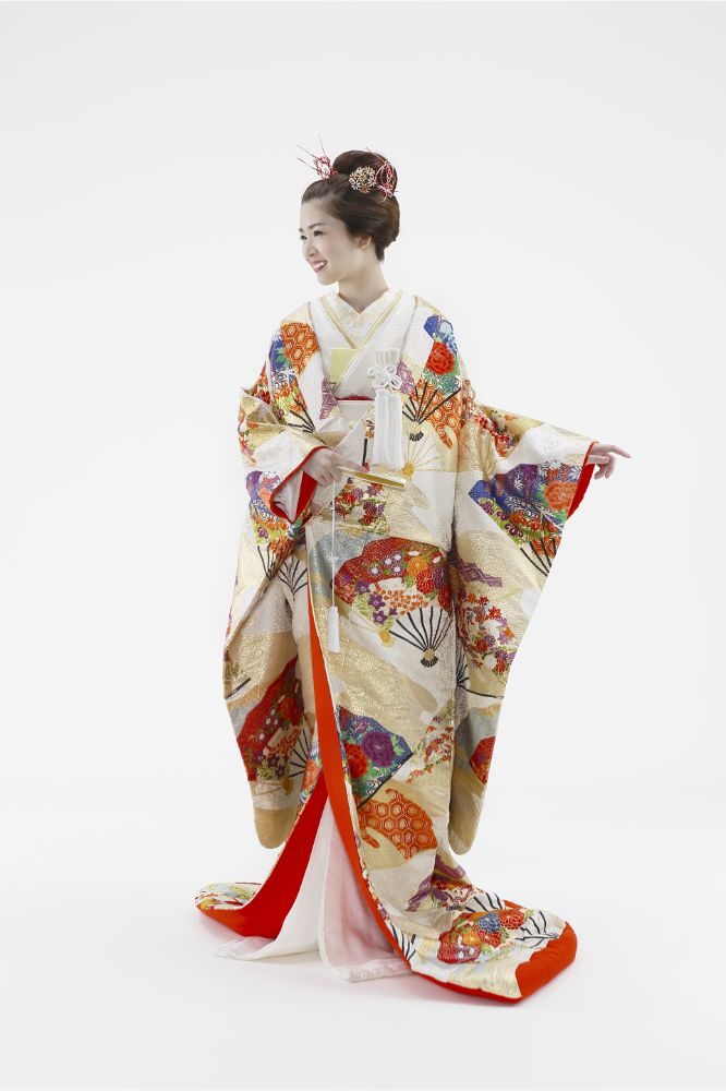 華檜扇:着付け1点(お引上げ込) 【結婚式 和装 色打掛 レンタル】