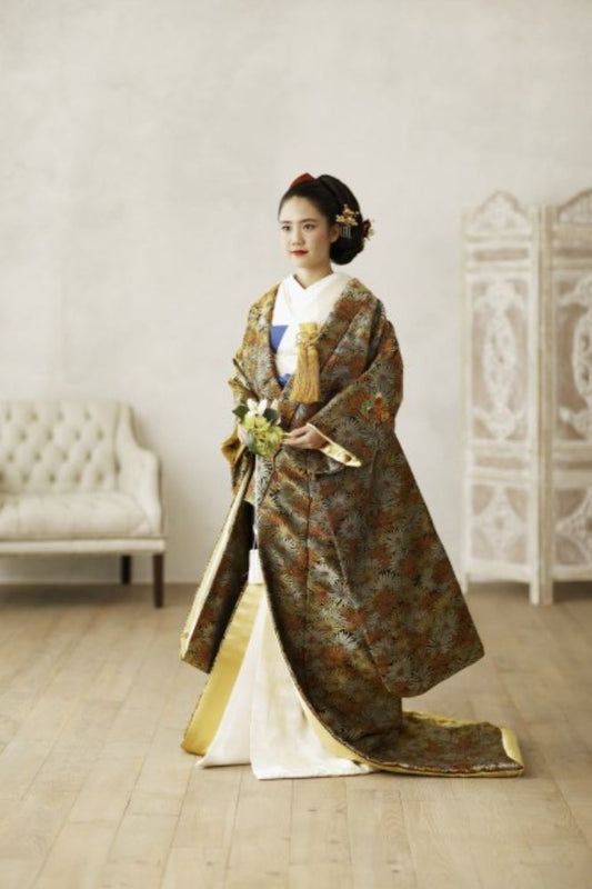 若松:着付け1点(お引上げ込) 【結婚式 和装 色打掛 レンタル】