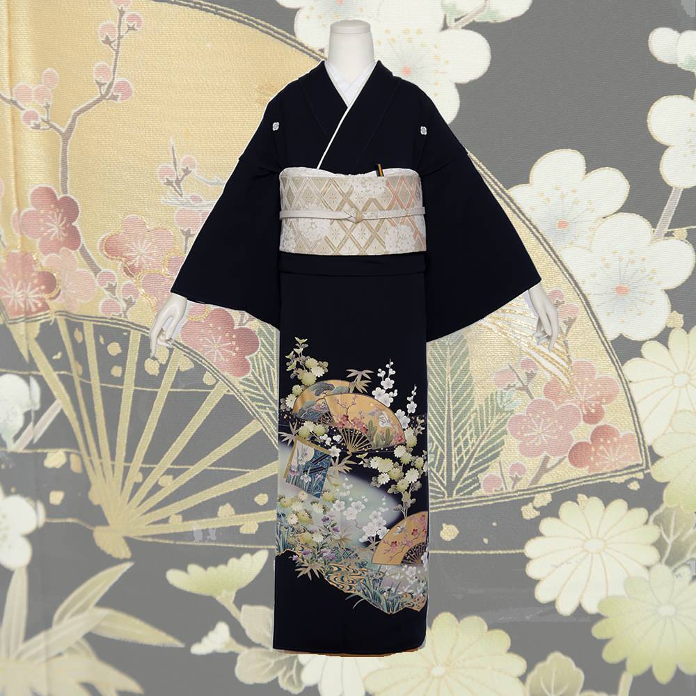 【ご注文確認用 C】着物のお祝い袋◇婚礼◇留袖 楽天市場】留袖レンタル【黒留袖】ts139 假屋崎省吾着物の世界 薔薇の