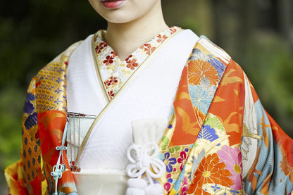 松華鶴舞:着付け1点(お引上げ込) 【結婚式 和装 色打掛 レンタル】